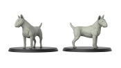 1:72 Scale - Bull Terrier (5 Pack)